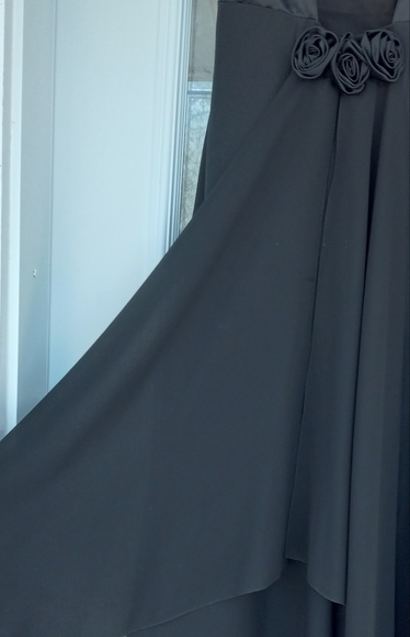 NUMODE Elegant Prom Black Sleeveless Full-Length Dress Size 11/12 Made in Canada - Picture 6 of 10